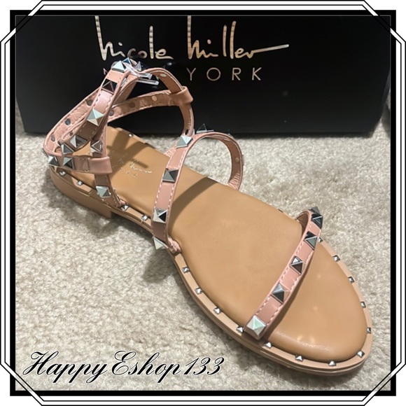 Nicole Miller | Shoes | Nicole Miller Tanny Beautiful Studded Blush